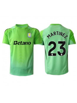 Billige Aston Villa Emiliano Martinez #23 Keeper Bortedrakt 2025-26 Kortermet